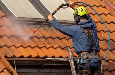 Démoussage et hydrofuge de toiture à Bitry